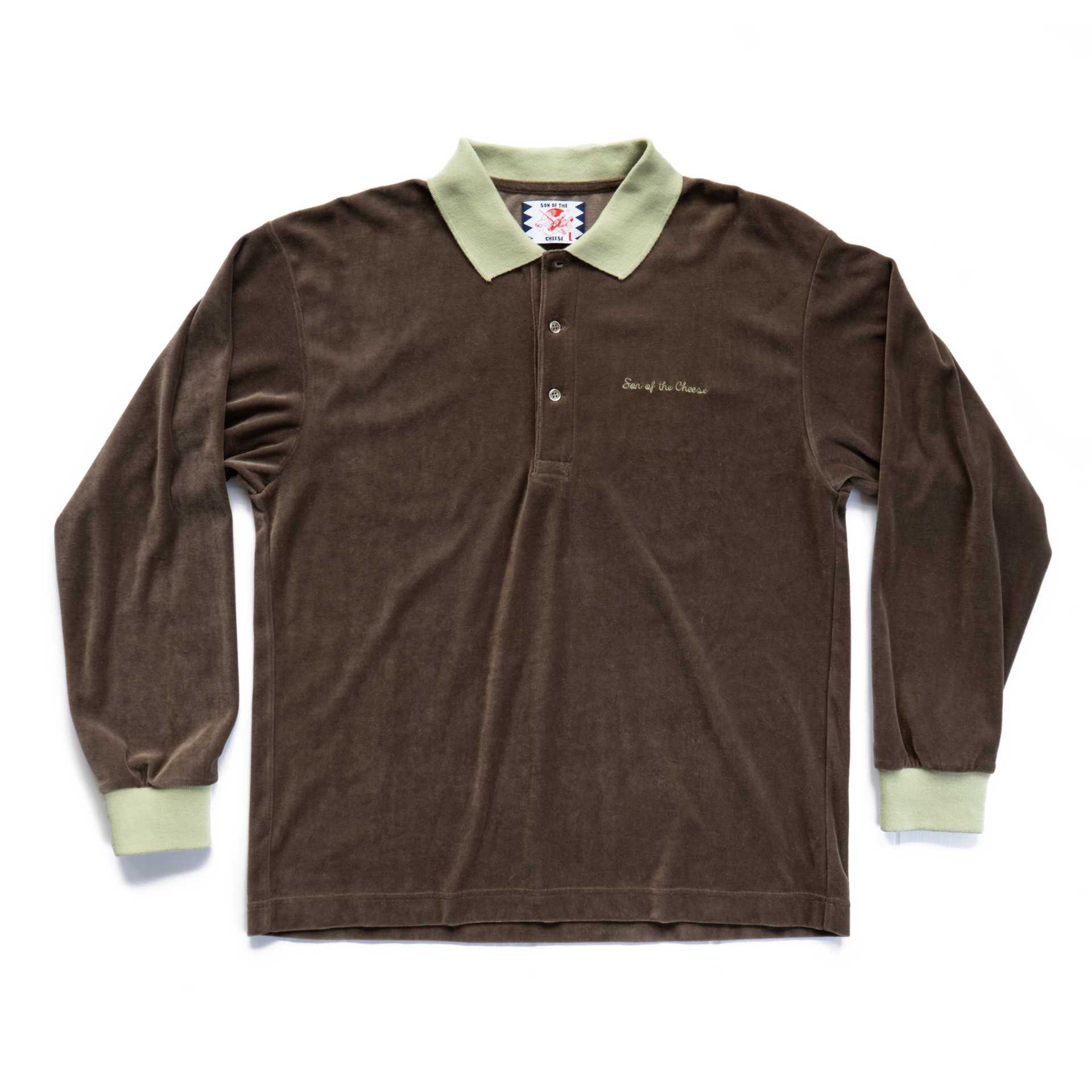 SON OF THE CHEESE ゼブラ柄 ポロシャツ Lサイズ VELOUR POLO – Son of the Cheese