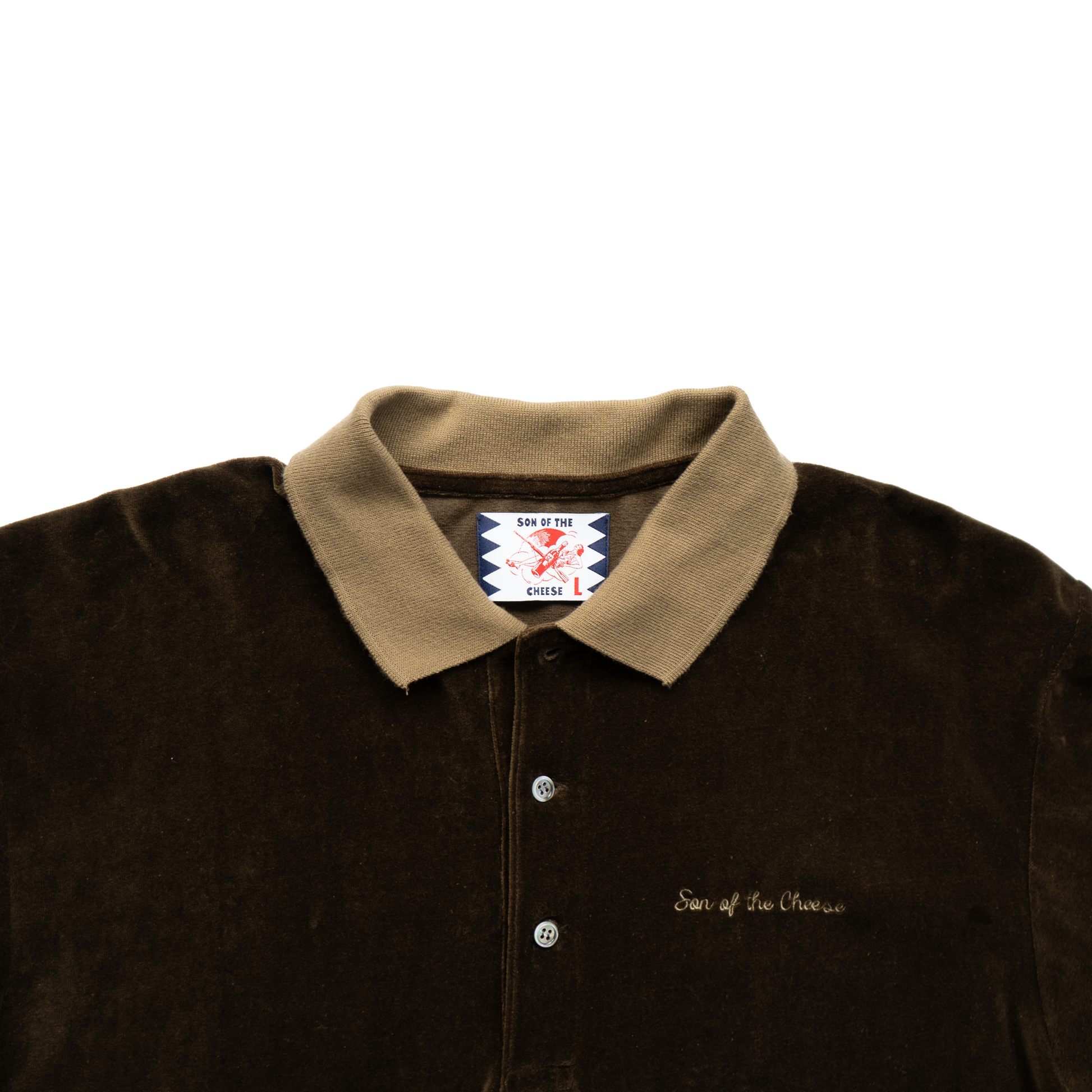 VELOUR POLO – Son of the Cheese VELOUR POLO – Son of the Cheese